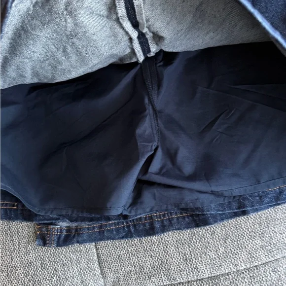 Avec Les Filles Indigo Denim Skirt - Picture 6 of 8